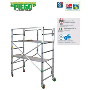 Comparateur de prix : Facal Echafaudage domestique: Hauteur de travail max 2.87m - PIEGO