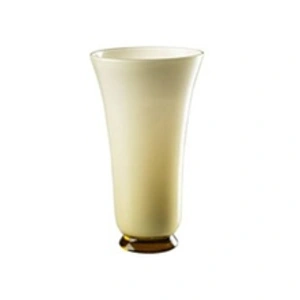 VENINI Vase Années Trente Jaune H31