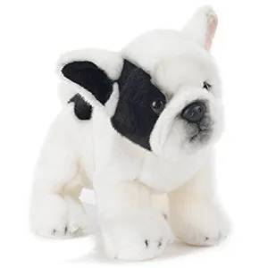 Plushtoy Peluche chien Bouledogue francais 30 cm pas cher