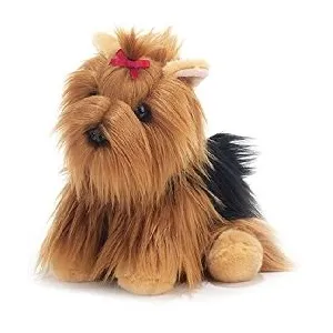 Plushtoy Peluche chien Yorkshire terrier 30 cm pas cher
