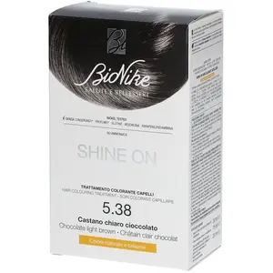BioNike Shine ON Soin colorant capillaire 5.38 Châtain Clair Chocolat pas cher