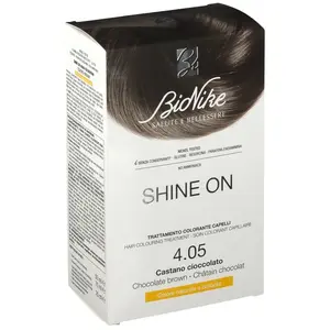 Comparateur de prix : BioNike Shine ON 4.05 Chatain Chocolat Soin colorant capillaire