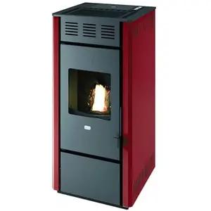 Poêle à Pellets Punto Fuoco Martina 14 12Kw Rouge pas cher