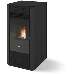 Evacalr - Poêle à granulés gainé 9,5 kW Eva Calòr Irma - - Noir - Noir pas cher