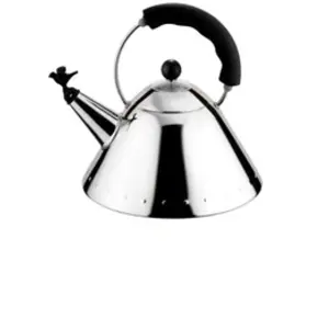 Comparateur de prix : Alessi - Bouilloire Oisillon - Noir - Résine thermoplastique - Designer Michael Graves