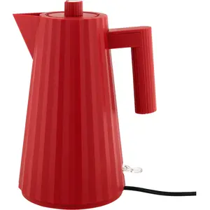 Alessi Plissé MDL06 G Bouilloire Electrique 2400W 1.7L Résine Plastique Rouge pas cher