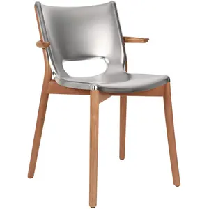 Alessi - Fauteuil Poêle Collection - Métal - Hêtre teinté - Designer P... pas cher