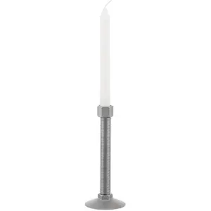 Alessi - Bougeoir Abloh - Métal - Acier inoxydable - Designer Virgil A... pas cher