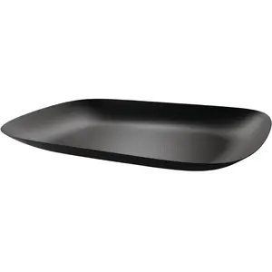Comparateur de prix : Alessi - Plateau Moiré - Noir - Acier époxy - Designer Marcel Wanders
