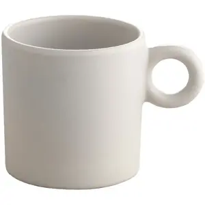 Alessi Dressed en Plein Air MW72 / 76 LG - Tasse à Café Design, Mélamine, Gris Clair