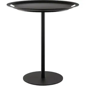 Comparateur de prix : Alessi - Table d'appoint Op-la - Noir - ABS - Designer Jasper Morrison