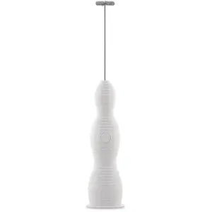 Alessi - Mousseur à lait Pulcina - Blanc - ABS - Designer Michele de Lucchi pas cher