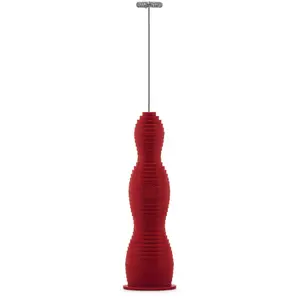Alessi - Mousseur à lait Pulcina - Rouge - ABS - Designer Michele de Lucchi pas cher