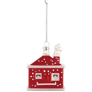 Comparateur de prix : Alessi Alessi - Boule maison Cubetta - Verre soufflé - Rouge  - Multicolore