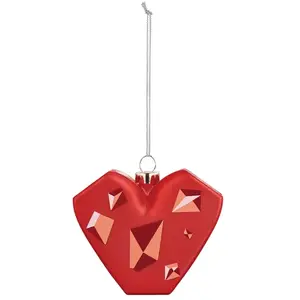 Comparateur de prix : Alessi Alessi - Boule Coeur- Amore Al Cubo - Verre soufflé  - Rouge