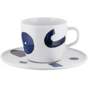 Alessi - Tasse à café Itsumo - Bleu - Porcelaine - Designer Samiro Yunoki pas cher
