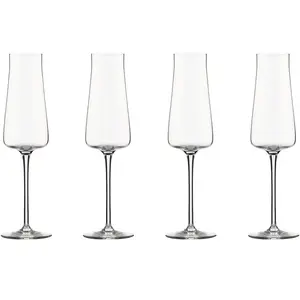 Alessi - Flûte à champagne Eugenia - Transparent - Verre cristallin - ...