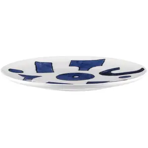 Comparateur de prix : Alessi - Assiette à dessert Itsumo - Bleu - Porcelaine - Designer Samiro Yunoki
