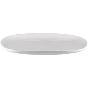 Comparateur de prix : Alessi - Plat de service Itsumo - Blanc - Porcelaine - Designer Naoto Fukasawa