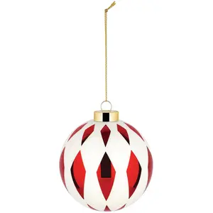 Alessi - Boule de Noël Delight - Rouge - Verre soufflé - Designer Nika...Vendu parmade-in-design