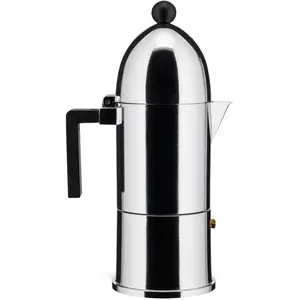 Comparateur de prix : Alessi - Cafetière italienne La Cupola - Noir - Acier magnétique - Des...