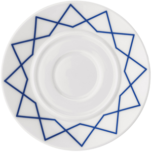 Alessi - Soucoupe La Bella Tavola - Bleu - Porcelaine fine - Designer ...
