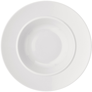 Alessi - Assiette creuse La Bella Tavola - Blanc - Porcelaine fine - D...
