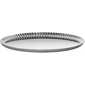 Alessi - Plateau Pleats - Métal - Acier inoxydable - Designer Jin Kura...Vendu parmade-in-design