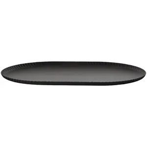 Alessi - Plateau Pleats - Noir - Acier coloré - Designer Jin KuramotoVendu parmade-in-design