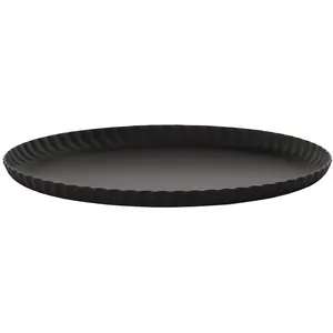 Alessi - Plateau Pleats - Noir - Acier coloré - Designer Jin KuramotoVendu parmade-in-design