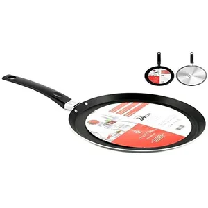 Home Maitre Crêpe Revêtement Antiadhésif, 24 cm, Aluminium, Noir pas cher