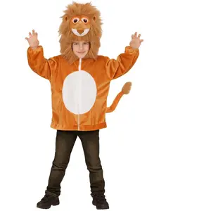 Comparateur de prix : Vegaoo Widmann 97498   Enfants Costume Lion en Peluche, Veste avec Capuche et Masque
