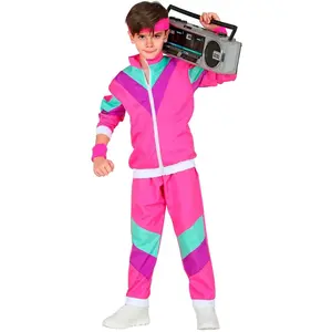 Comparateur de prix : Widmann Déguisement jogging rose années 80 - Enfant