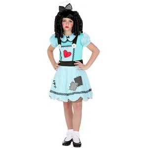 RueDeLaFete W WIDMANN MILANO Party Fashion - Costume enfant poupée, Gothique, Dark Girl, Psycho, Halloween, Mardi gras