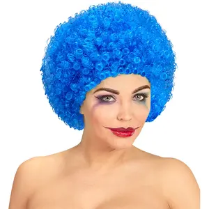 Comparateur de prix : Widmann Perruque de Clown Bleue - Adulte