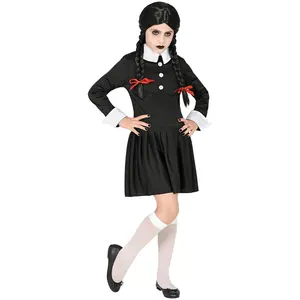 Comparateur de prix : W WIDMANN MILANO Party Fashion - Costume enfant Dark Girl, Robe, Gothique, Déguisement, Carnaval, Halloween