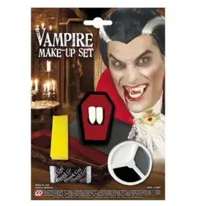 Comparateur de prix : W WIDMANN MILANO Party Fashion Set maquillage vampire adulte Halloween taille unique
