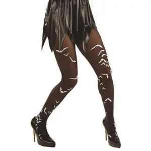 RUE DE LA FETE Paire De Collants - Chauves-Souris - accessoire Halloween