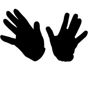 Comparateur de prix : RueDeLaFete Paire De Gants Noir