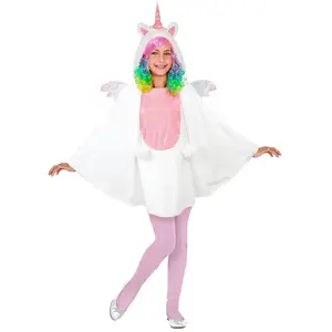 Comparateur de prix : Poncho licorne - WIDMANN - Fille - Blanc - Taille unique avec capuche