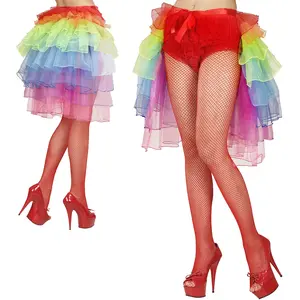 Comparateur de prix : Vegaoo Widmann 49016 ? Fantasy Glitter Rainbow Tie on Bustle tütü, One Size