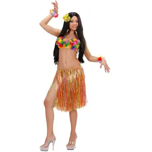 Comparateur de prix : RueDeLaFete Jupe Hawaïenne - Hula - Multicolore