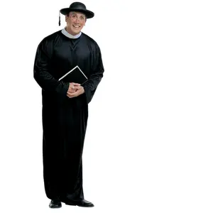 Comparateur de prix : Déguisement de curé - WIDMANN - Modèle Curé - Grande taille XL - Adulte - Mixte - Noir