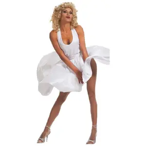 W WIDMANN MILANO Party Fashion - Costume Marilyn, robe blanche, années 50, déguisements de carnaval