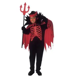 W WIDMANN MILANO Party Fashion Déguisement diable rouge garçon Halloween 11 à 13 ans