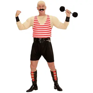 Comparateur de prix : RueDeLaFete W WIDMANN MILANO Party Fashion - Costume homme musclé, culturiste, déguisements de carnaval