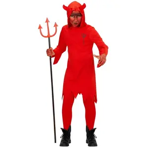 Tunique à Capuche Démon Rouge (5/7 ans) pas cher