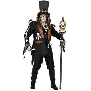 W WIDMANN MILANO Party Fashion - Costume prêtre vaudou, chaman, sorcier, Halloween pas cher