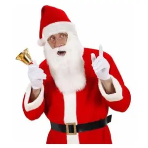 Widmann Bonnet de Père noël avec barbe