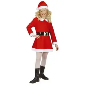 Widmann Déguisement de Mère Noël fille (8/10 ans - 140 cm)Vendu parfnac